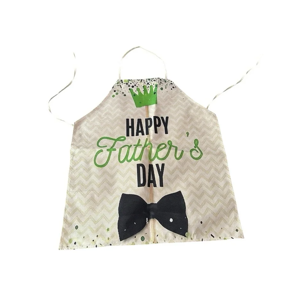 NEW novelty adult ONE SIZE apron full coverage canvas funny FATHERS‎ DAY